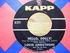 Louis Armstrong Hello Dolly KL 1364 NM  