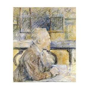  Portrait of Van Gogh by Henri de Toulouse Lautrec . Art 