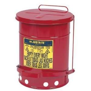Justrite Red Oily Waste Cans   09500 SEPTLS40009500  