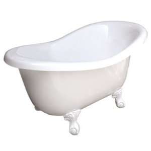  Bathtub   Ascot Package AO with White Ball and Claw Feet 