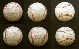 1953 Milwaukee Braves team signed baseball (27 sigs)  