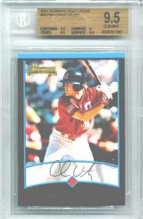 2001 Bowman DP Chase Utley Rookie Graded BGS 9.5 *67  
