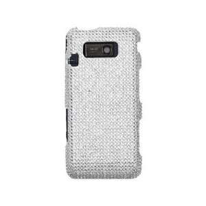  Diamond Design Plastic Phone Cover Case Silver For LG 