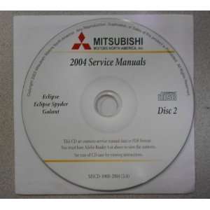   Shop Manual CD FACTORY OEM HOW TO FIX BARGAIN 06 MITSUBISHI Books