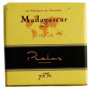 Pralus Madagascar Dark Chocolate 75% Grocery & Gourmet Food