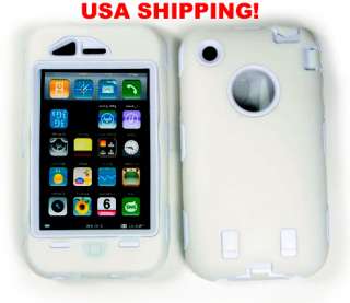 Great Protection Case Cover for the Iphone 3g 3gs White Free USA Ship