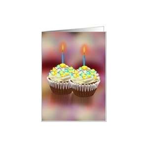  Cupcake Birthday Card   Sweet Birthday Wishes   Digital 