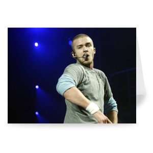  Justin Timberlake   Greeting Card (Pack of 2)   7x5 inch 