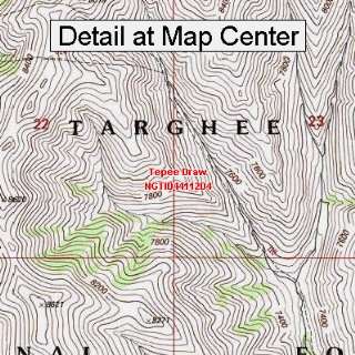   Map   Tepee Draw, Idaho (Folded/Waterproof)