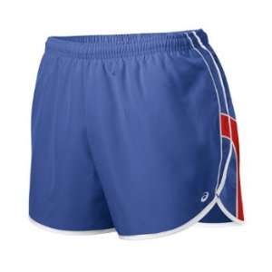  Asics Quad Short   Womens   Berry Blue/White Sports 