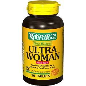 Ultra Woman Iron Free   Time Release, 90 tabs,(Goodn Natural)
