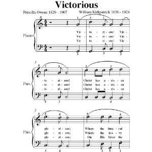  Victorious Easy Piano Sheet Music Priscilla Owens Books