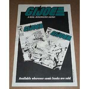  Rare Vintage 1986 GI Joe Marvel Comic Book Shop Dealers 17 