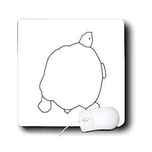   Turtle   Turtle Tortoise Outline Art Drawing   Mouse Pads Electronics