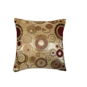  Chenille Candy 17 X 17 Decorative Throw Pillow   Beige 