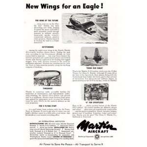  Print Ad 1948 Martin Aircraft Martin Aircraft Books
