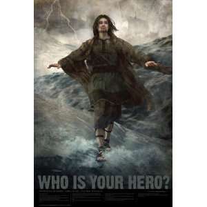  Bible Hero Posters Peter Walks On Water 24 Inch x 36 Inch 