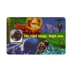 Collectible Phone Card 5m Associated Press AP GraphicsBank (Diverse 