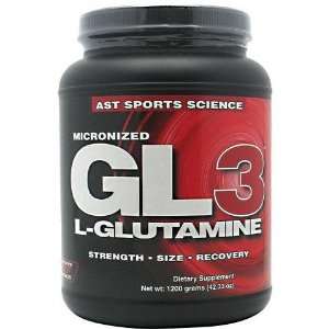  AST Micronized GL3 L Glutamine, 1200 g (42.33 oz) (Sport 