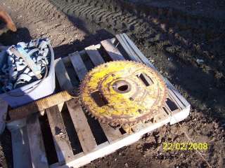 Big sprocket trencher parts ditch witch cable reel chain gear pulley 