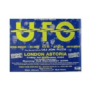  UFO London Astoria 1/2.12.2000 Music Poster