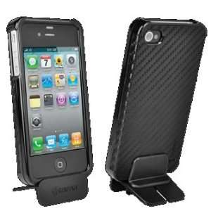   iPhone 4 Black Graphite Griffin Snap On Case with Stand Electronics