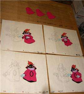 animation cel sketch lot of orko masters of the universe 80 s cartoon