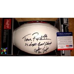  Tom Rathman, John Taylor Autographed San Fransisco 49ers NFL 