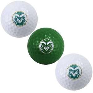  Colorado State Rams Three Pack of Golf Balls Sports 