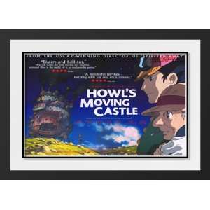  Howls Moving Castle 32x45 Framed and Double Matted Movie 