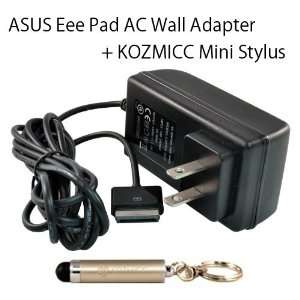 ASUS Eee Pad AC Adapter 6 Foot Wall Charger + KOZMICC Mini Stylus Pen 