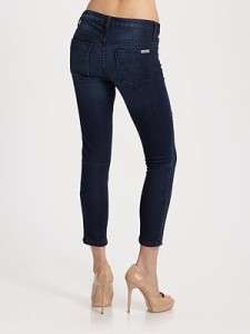   RIDER MIDRISE SKINNY CROPPED WOMEN JEANS WITH ANKLES ZIP SZ 32  