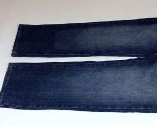 Men Jinzu Blue Jeans w/ Orange Stitching Urban 34x32  