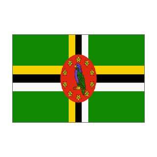  Dominica Flag Nylon 12 in. x 18 in.