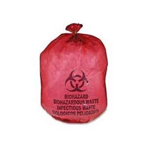  Unimed Midwest Red Biohazard Waste Bag