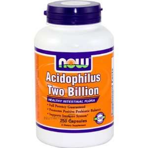 Now Acidophilus Two Billion, 250 Capsule Health 