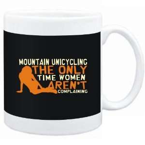  Mug Black  Mountain Unicycling  THE ONLY TIME WOMEN 