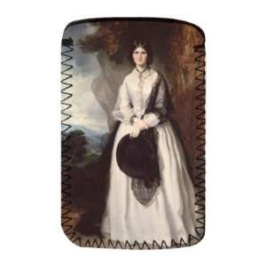  Young woman in white dress against a   Protective Phone 