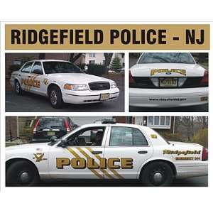  BILLBOZO RIDGEFIELD, NJ POLICE DECALS