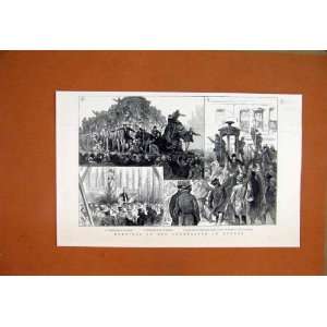  1887 Meetings Unemployed London Trafalgar Square