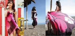   Bikini Chiffon Sexy Wrap Skirt Dress Sarong Beach Cover Up Scarf S25