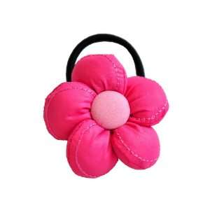  Atomic Pink Eleanor Flower Blossom Ponytail Holder Beauty