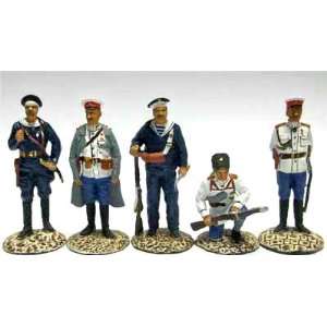   Soldiers * set of 5 * White Russian Army 1918 * ts.115 Toys & Games