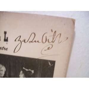  Pitts, Zasu Playbill Signed Autograph The Bat 1953 Sports 