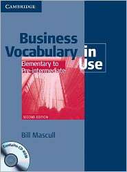 Business Vocabulary in Use Elementary to Pre intermediate with 