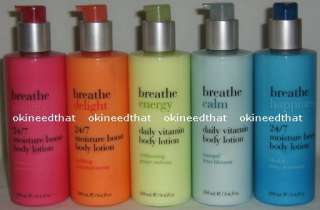 Bath & Body Works BREATHE body lotion scent CHOICE  