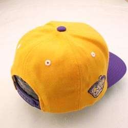 LOS ANGELES KINGS NHL SNAPBACK HAT CAP SUPERSTAR GOLD/PURPLE  