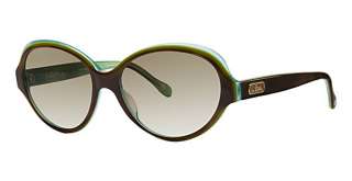 LILLY PULITZER Tortoise Green Punch Sunglasses ITALY  