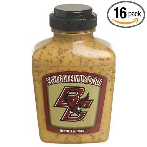 Tailgate Mustard Boston College, 9 Ounce Jars (Pack of 16)