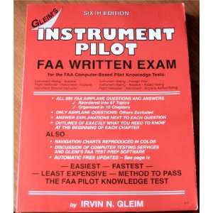  Gleims Instrument Pilot FAA Written Exam Irvin N. Gleim Books